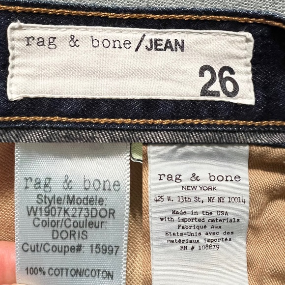 Rag & Bone Cut Off Short in Doris - Picture 12 of 12